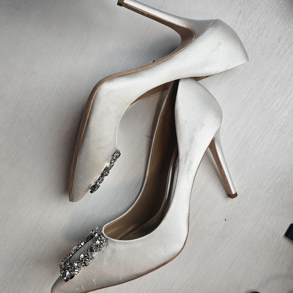 Badgley Mischka Women's Cher Pump - WHITE - Picture 5 of 7